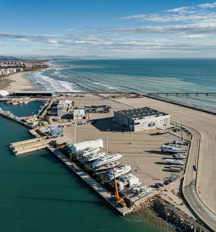 Refit & repair shipyard in the Port of Sagunto, Valencia